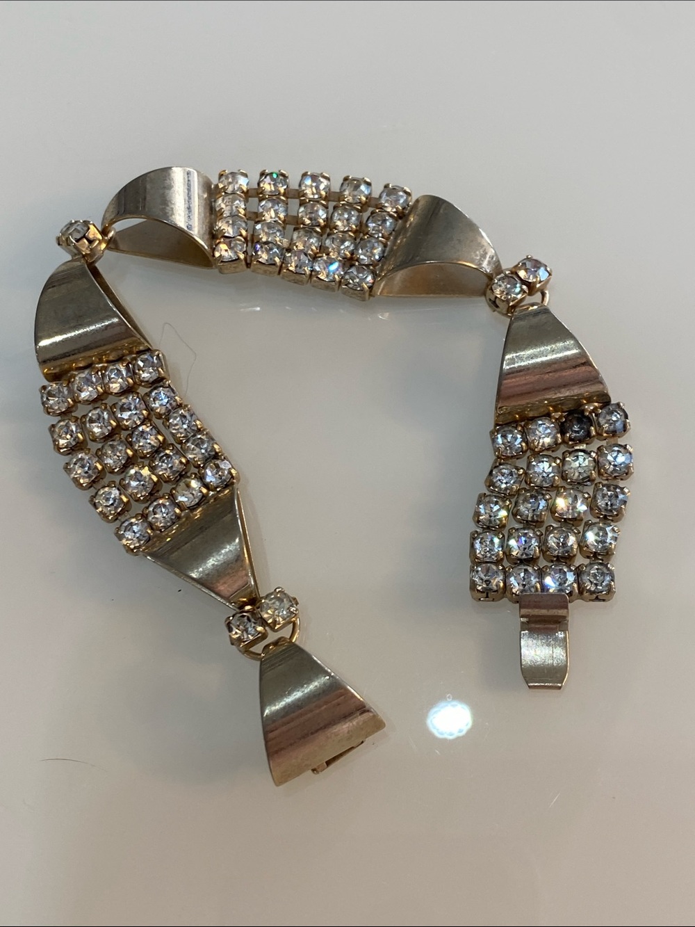 Vintage rhinestone bracelet